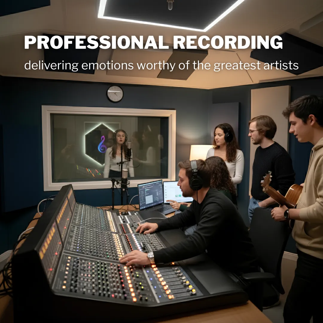 Professional recording studio